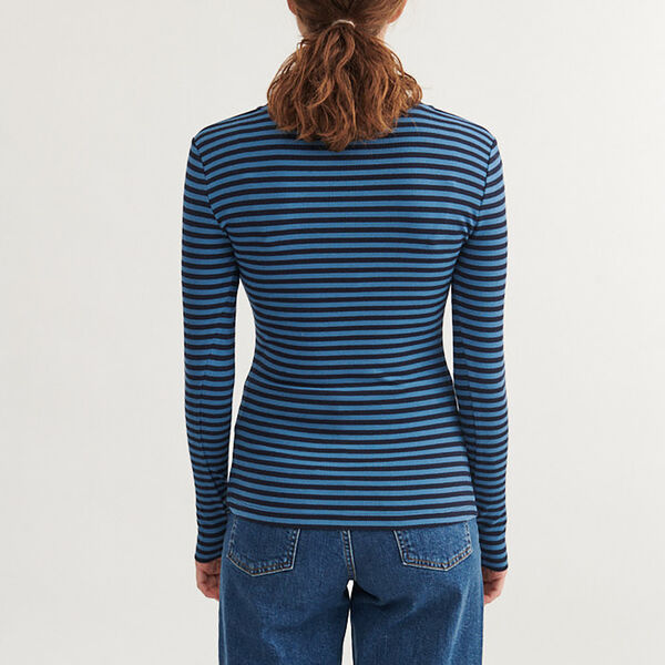 Ludmilla LS Tee, copen blue / sky captain Ludmilla LS Tee, copen blue / sky captain, Basic Apparel