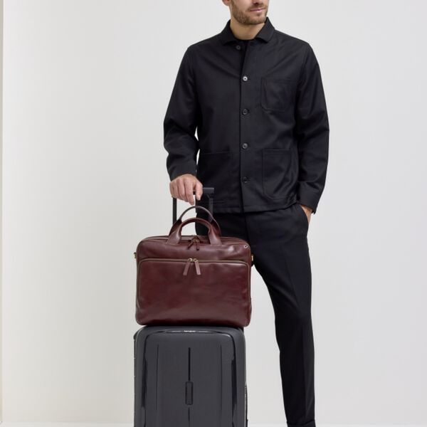 SKAGEN Briefcase, brown SKAGEN Briefcase, brown, JOST
