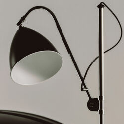 Bestlite BL3 M Floor Lamp, black semi matt/chrome, GUBI