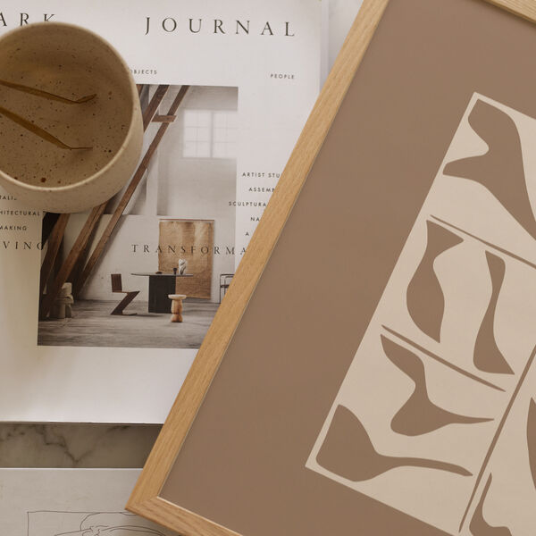 Papercut 02, brown, Pel&eacute;ton