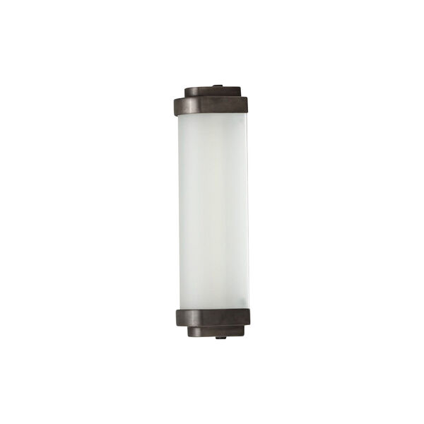 Cabin LED Wall Light 27 cm, weathered brass/frosted, Original BTC