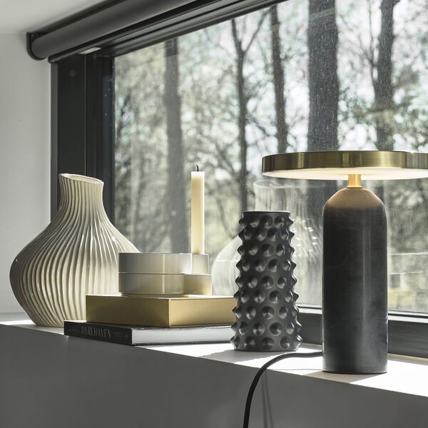 Eik vase M, creme, Villa Collection