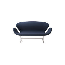 Svanesofa™ 3321 2-pers. sofa, blå, Fritz Hansen