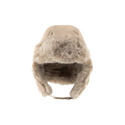 MATCRISTER Teddy Lined Winter Hood, savannah tan, Mini A Ture