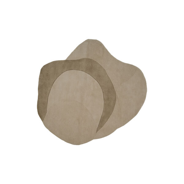 Optical Web gulvtæppe, camel, Linie Design