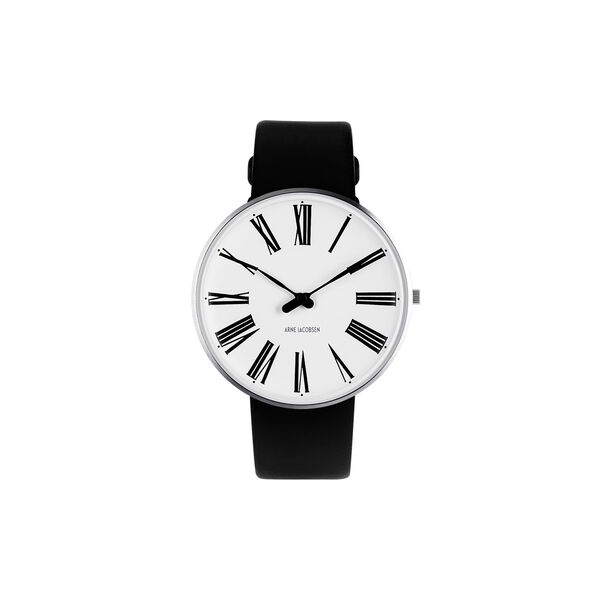 Roman armbåndsur, white/steel/black Roman armbåndsur, white/steel/black, Arne Jacobsen Watches