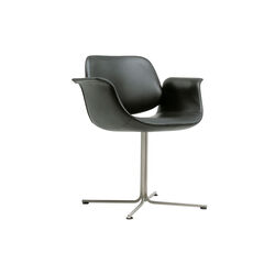 Flamingo Chair med fast stel, Black 98, Fredericia Furniture