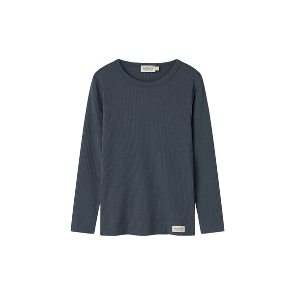 Plain Tee LS T-shirt, blue, MarMar Copenhagen