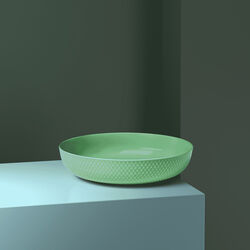 Rhombe Color serveringsskål, grøn Rhombe Color serveringsskål, grøn, Lyngby Porcelæn