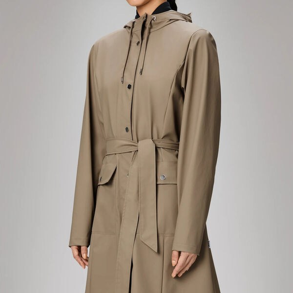 Curve Long Jacket, beige, Rains