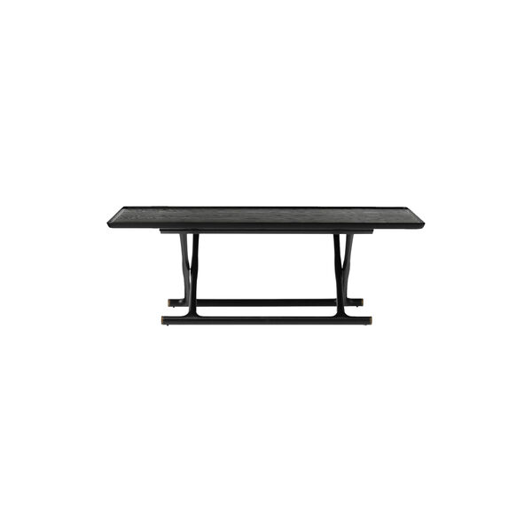 J&auml;ger Lounge Table | Black Stained Oak | Sofabord, Audo Copenhagen