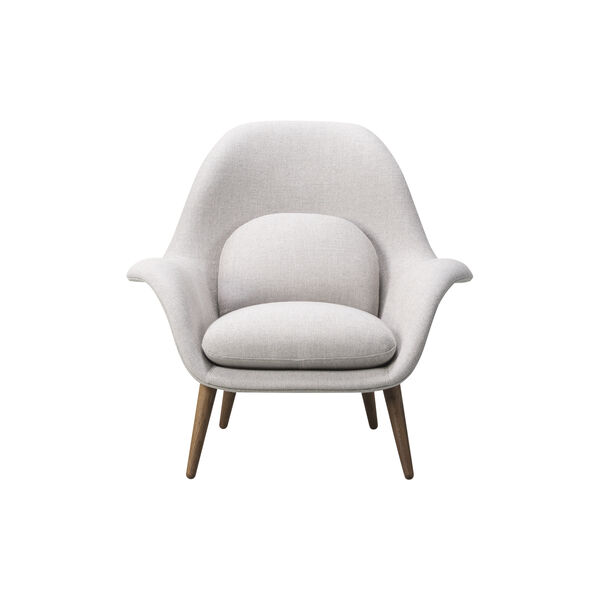 FF1770 Swoon Lounge Chair, Sunniva 717/bejdset r&oslash;get eg, Fredericia Furniture