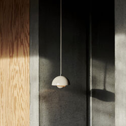 Flowerpot VP10 Pendant, grey beige, &Tradition