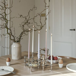 STOFF Nagel lysestage, krom, STOFF Nagel