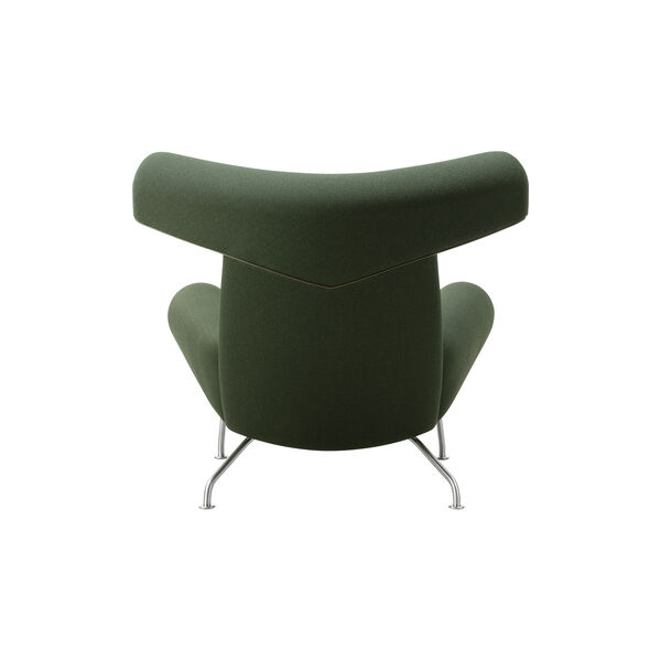 Wegner Ox Chair |  Olive| L&aelig;nestol + Ottoman, Fredericia Furniture