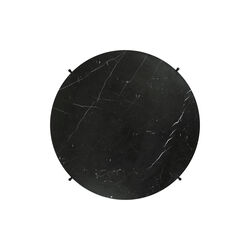 TS Coffee Table Ø80, black marquina marble TS Coffee Table Ø80, black marquina marble, GUBI