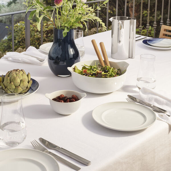 KOPPEL frokosttallerken 22 cm, hvid, Georg Jensen