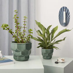 Samsurium blomsterkrukke, spruce, Dottir Nordic Design