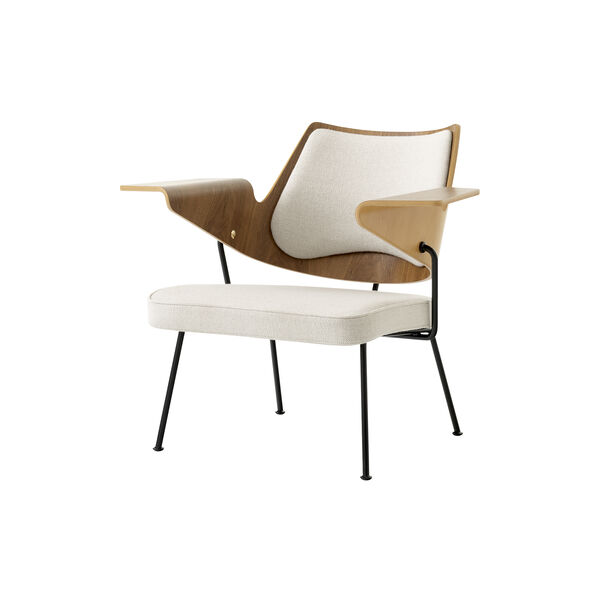 RFH RD8 Lounge Chair, walnut/beech/hallingdal 103, &Tradition