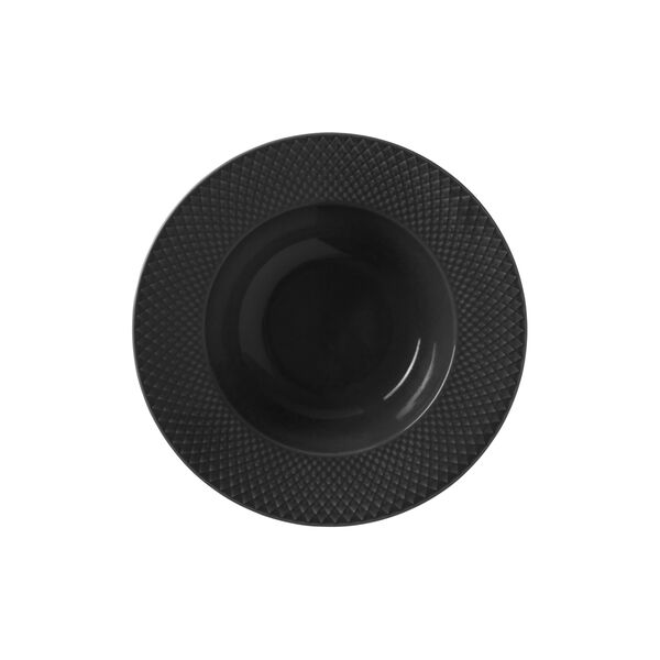 Rhombe Earth Dyb tallerken Ø 24.5 cm, slate, Lyngby Porcelæn