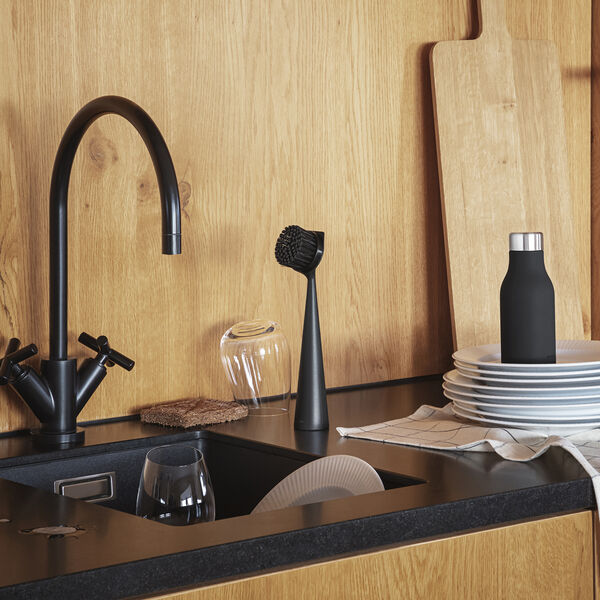 Opvaskeb&oslash;rste nylonh&aring;r, black, Eva Solo