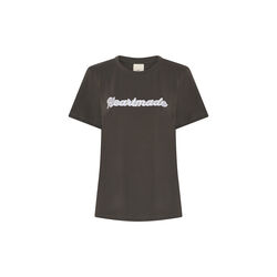 400HMEfia logo t-shirt, 08 walnut, Heartmade