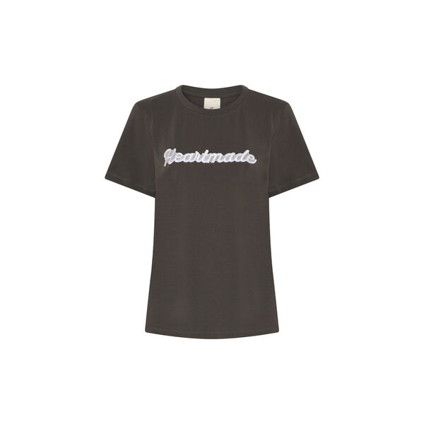 400HMEfia logo t-shirt, 08 walnut, Heartmade