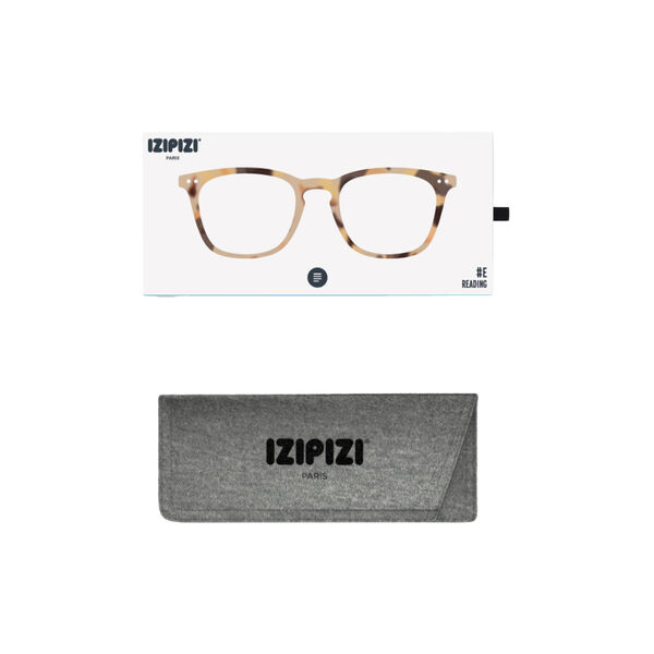 #E READING briller, light tortoise, IZIPIZI