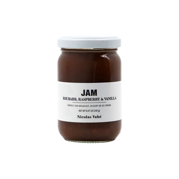 Marmelade Rabarber, hindb&aelig;r & vanilje, Nicolas Vah&eacute;
