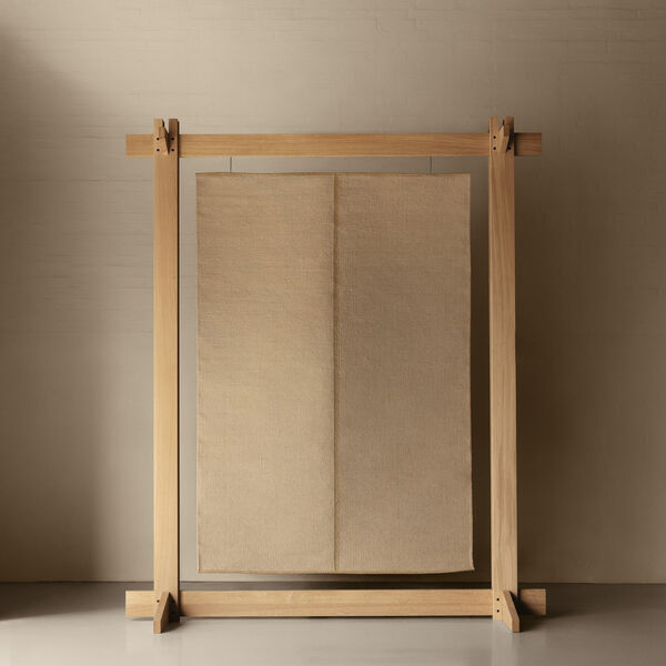 Twin Sabi gulvt&aelig;ppe, almond, Linie Design