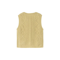 Taju Knitted Vest, harvest melange, MarMar Copenhagen