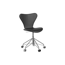 Serie 7™ 3117 fuldpolstret kontorstol, Essential black Serie 7™ 3117 fuldpolstret kontorstol, Essential black, Fritz Hansen