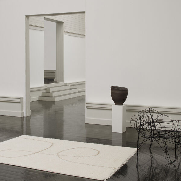 Astral Spiral gulvt&aelig;ppe, camel, Linie Design