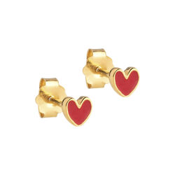 Amore Studs, red, ENAMEL Copenhagen