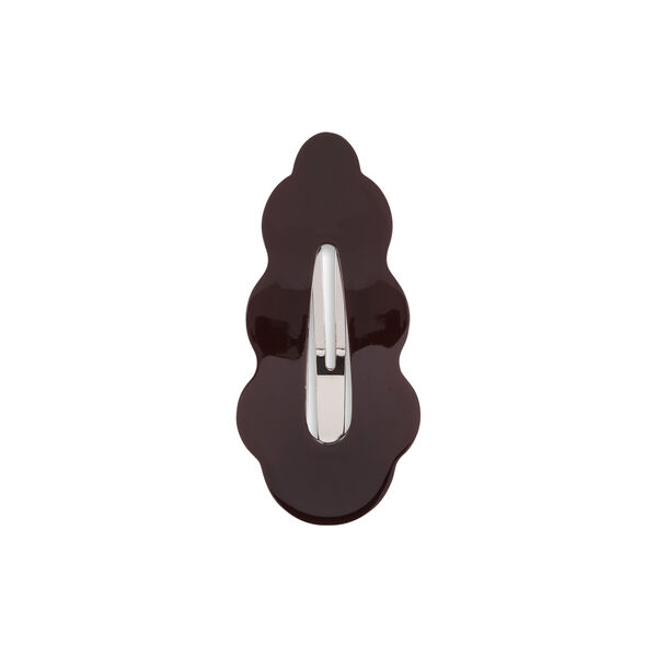 Wavy Bow Clip, brown, SUI AVA