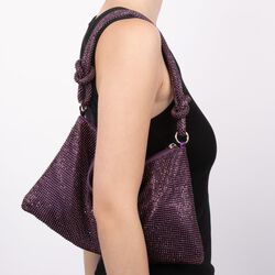 Crystal Vibes Fall Bag, dark purple, SUI AVA