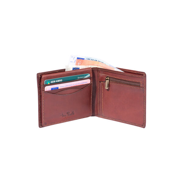 Billfold, dark brown Billfold, dark brown, Tony Perotti