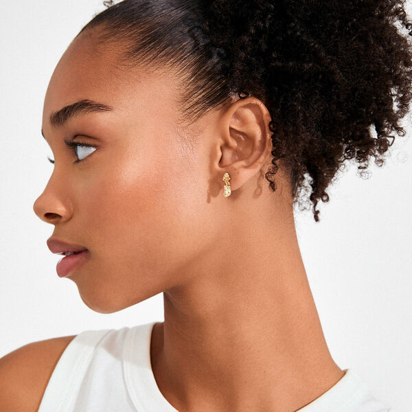 AMI &oslash;reringe, guldbelagt, Pilgrim