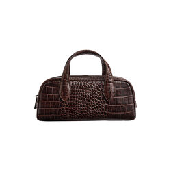 ThoraMBG Bag Croco, espresso brown, Markberg