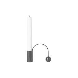 Balance Candle Holder, black brass Balance Candle Holder, black brass, Ferm Living