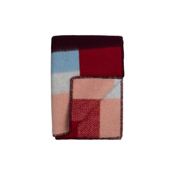 MIKKEL Throw, red, R&oslash;ros Tweed