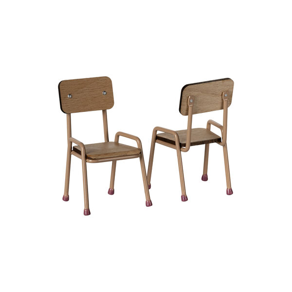 Bord og stole til mus, dark powder, Maileg