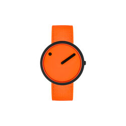 PICTO armbåndsur, signal orange/matt black/signal orange, PICTO