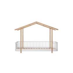 Wood Original husseng, hvid/eg, Oliver Furniture