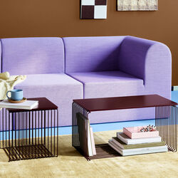 Panton Wire Extended topplade, 07 black red, Montana Furniture