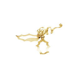 2026 Juleornament til bordet medium, guld, Georg Jensen