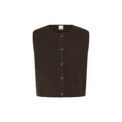 IHPANORA Waistcoat, coffee bean melange, ICHI