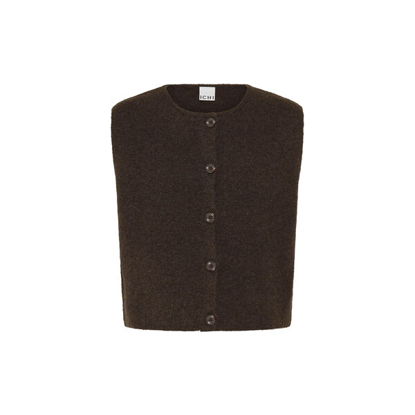 IHPANORA Waistcoat, coffee bean melange, ICHI