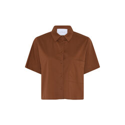 Vilma S/S Shirt, chestnut, LA RŌUGE