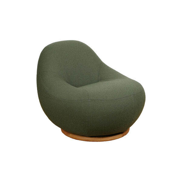 Gem loungestol med drejefod, dark green, Cane-line